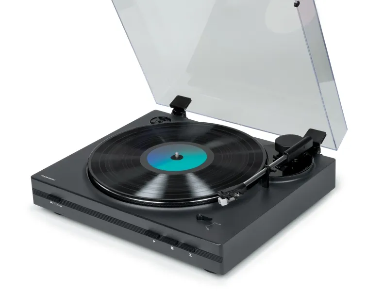 Thomson TT355 Giradiscos Preamplificado con Parada Automática - Antracita