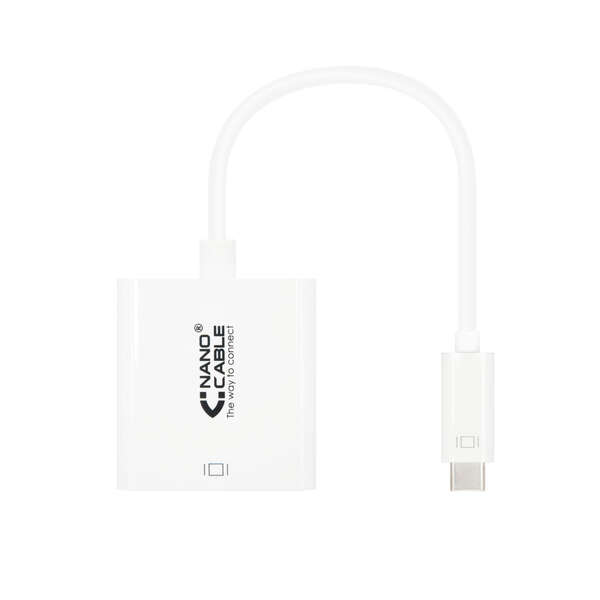 Nanocable Conversor Usb-C A Hdmi 4K - 15 Cm - Color Blanco