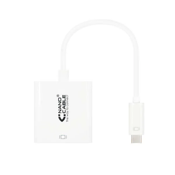 Nanocable Conversor Usb-C A Hdmi 4K - 15 Cm - Color Blanco