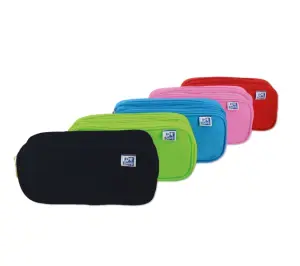 Oxford Estuche Kangoo Kids Triple 3 Cremalleras Surtidos de Poliéster