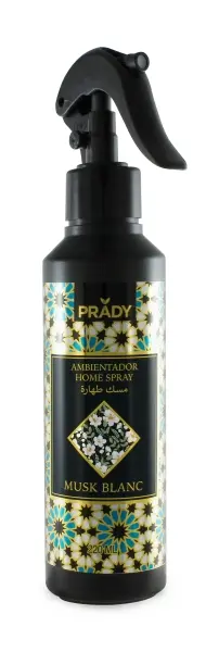 Prady Ambientador Home Spray Coleccion Oriental Musk Blanc - Frasco de 220 ml - Spray Pulverizador