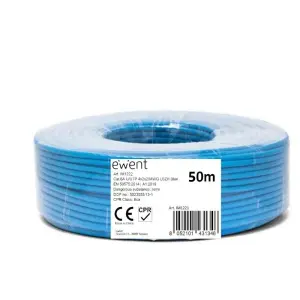Ewent Cable de Red CAT6A U/UTP LSZH 50m