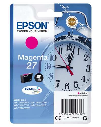 Epson T2703 (27) Magenta Cartucho De Tinta Original - C13T27034012