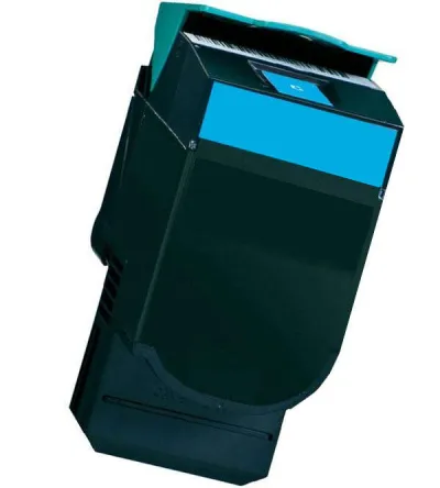 Lexmark CX410/CX510 Cartucho de Tóner Genérico Cyan - Reemplaza 80C2HC0/80C2HCE/802HC