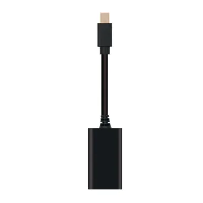 Nanocable Mini DP a HDMI 15cm - Conversor MDP/M-HDMI - Color Negro