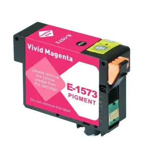 Epson T1573 Cartucho de Tinta Pigmentada Magenta - Reemplazo C13T15734010