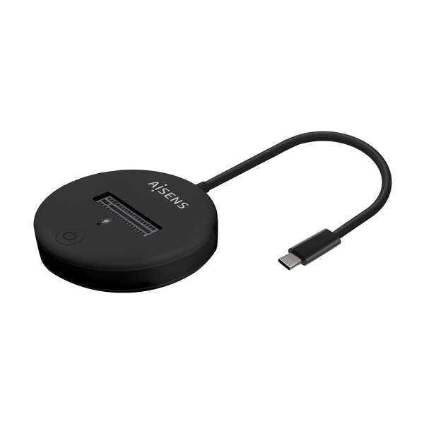Aisens Usb-C Dock M.2 (Ngff) Asuc-M2D013-Bk Sata/Nvme A Usb3.1 Gen2 - Color Negro