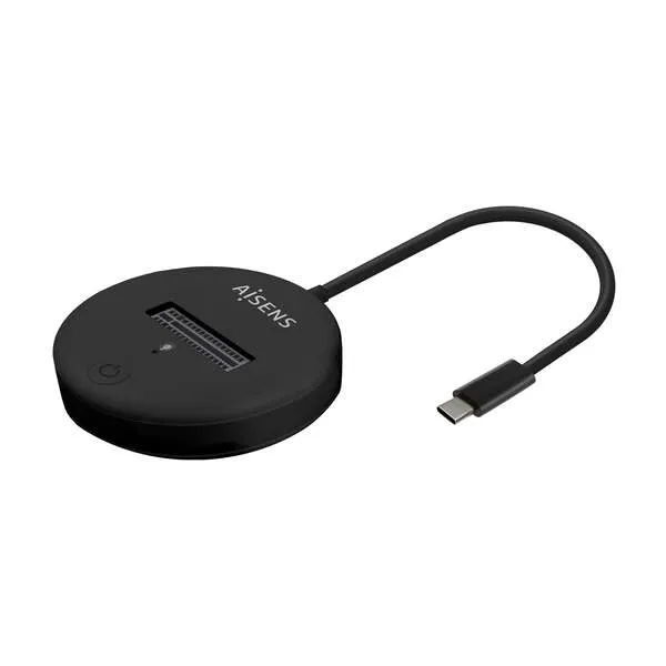 Aisens Usb-C Dock M.2 (Ngff) Asuc-M2D013-Bk Sata/Nvme A Usb3.1 Gen2 - Color Negro