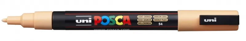 Posca Marcador PC-3M Punta Cónica 0,9 - 1,3 mm Naranja Claro