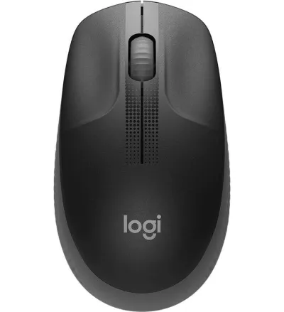 Logitech M190 Ratón Inalámbrico USB 1000dpi Ambidiestro Negro/Gris Oscuro