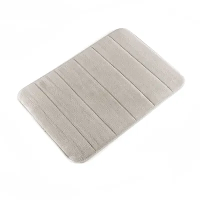 InnovaGoods Alfombra Viscoelástica Antideslizante Superabsorbente 55x40cm Color Blanco