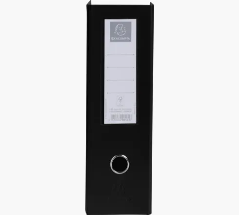 Exacompta Revistero Lomo 100Mm A4 Carton Forrado De Plastico Pp Negro