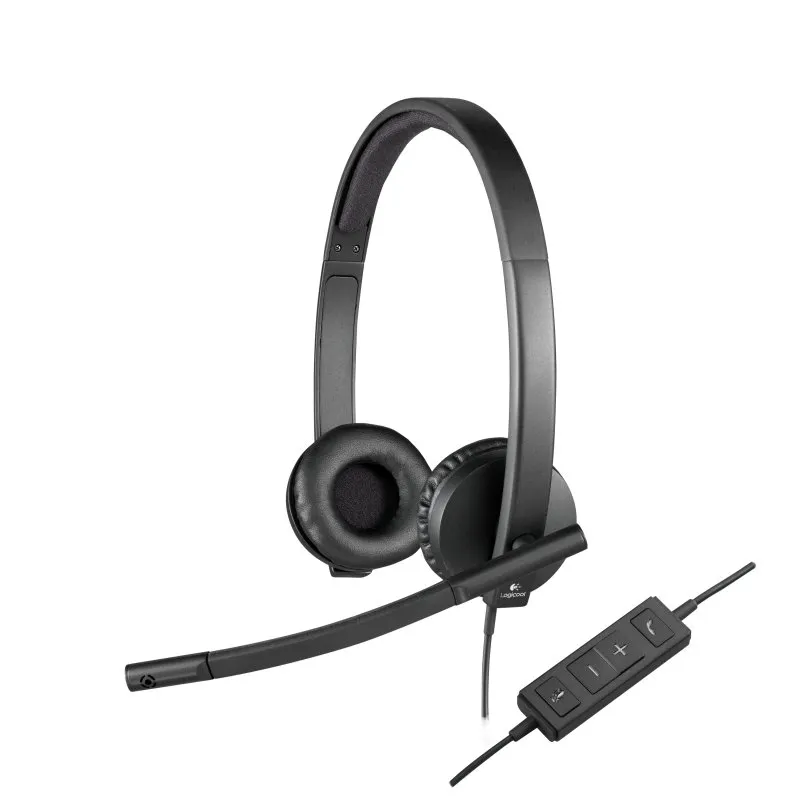 Logitech Auricular Stereo H570E Usb
