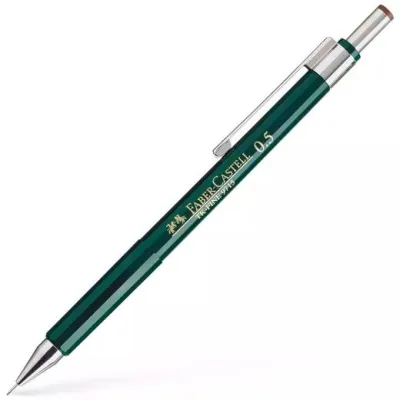 Faber Castell Portaminas TK-Fine 9715 0,5mm con Goma Verde