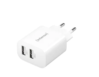 Intenso | Cargador Pared W24Aa|2Xusb-A|Blanco