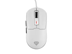 Genesis Krypton 660 Raton Gaming Blanco - Sensor Óptico 12000 DPI - 6 Botones USB