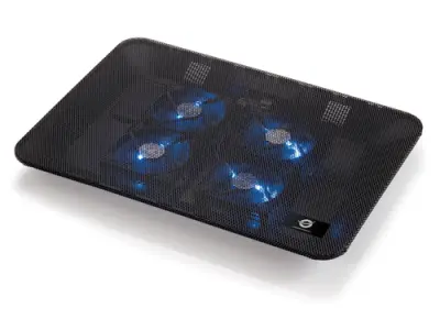 Conceptronic Base De Refrigeración Para Portátiles Con 4 Ventiladores 80mm Hasta 15.6