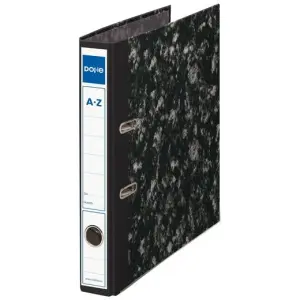 Dohe Archivador Jaspeado Folio 45mm Cartón Forrado Papel Impreso Color Negro