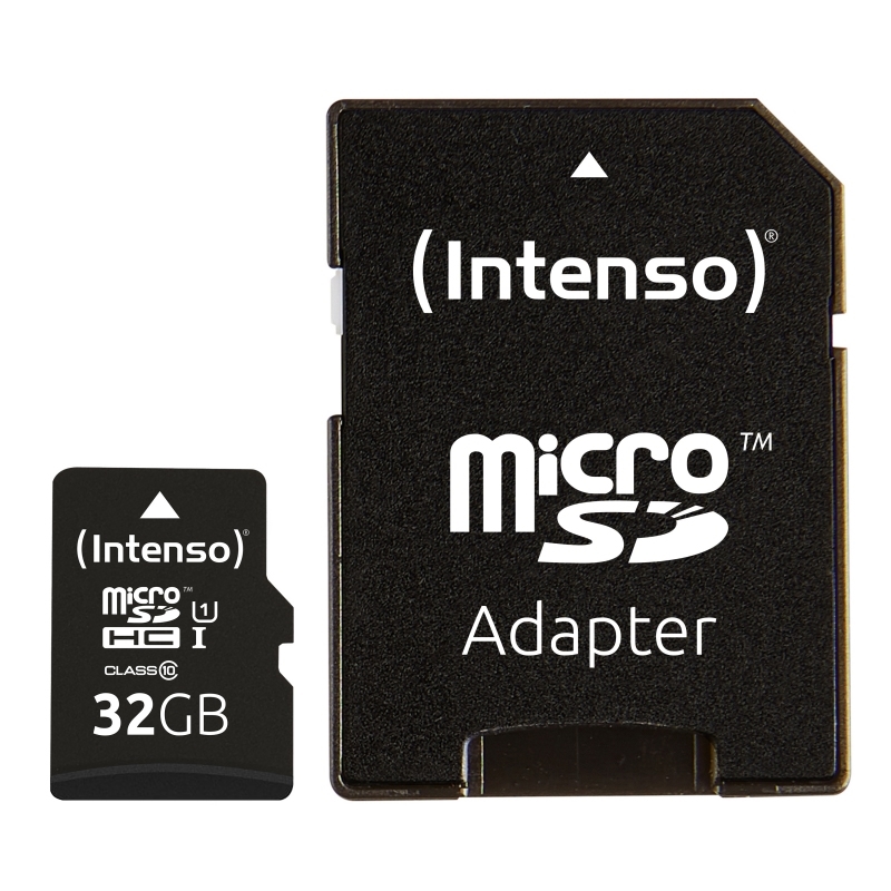 Intenso 3423480 Micro Sd Uhs-I Premium 32Gb C/Adap