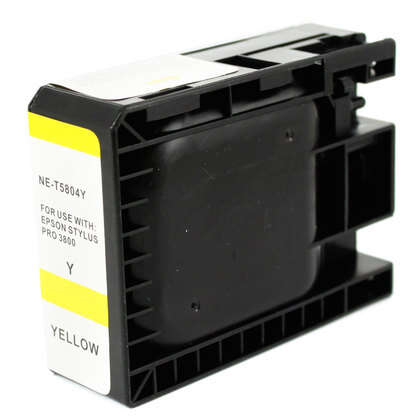 Epson T5804 Amarillo Cartucho De Tinta Pigmentada Generico - Reemplaza C13T580400
