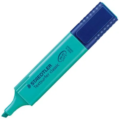 Staedtler Textsurfer Classic 364 Marcador Fluorescente Punta Biselada 1-5mm Turquesa