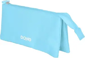 Dohe Portatodo Triple Serenity con Cierre Doble y Cremallera - Color Azul