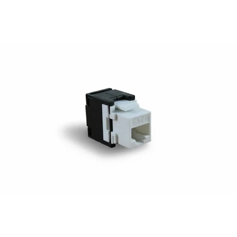 2LAN Conector RJ45 CAT.6 UTP Hembra Tooless 180º