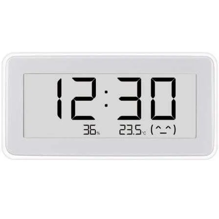 Xiaomi Medidor De Temperatura Y Humedad Bluetooth 5.0 - Pantalla Tinta Electronica - Alertas Visuales Y Sonoras