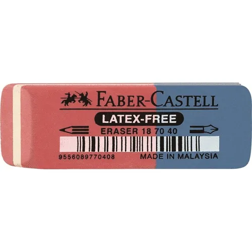 Faber Castell Goma De Borrar Biselada Mixta Para Grafito Y Tinta