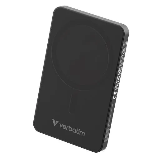 Verbatim Cargador Inalambrico Power Bank 5K Mah 1Xusb-C Negro