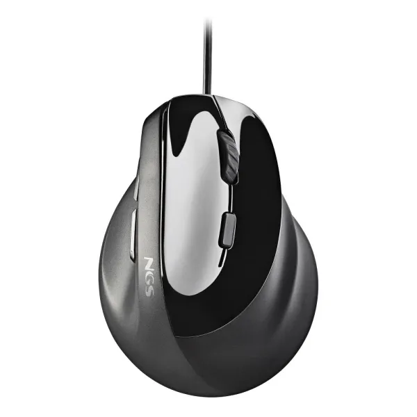 Ngs Samsara Raton Ergonomico Vertical Laser 3200Dpi - 5 Botones - Silencioso - Color Negro