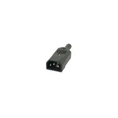 2LAN Conector IEC320 C14 Macho Recto