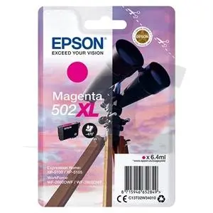 Epson Tinta Magenta Nº 502XL para XP-5100, 5105 / WF-2860DWF, 2865DWF