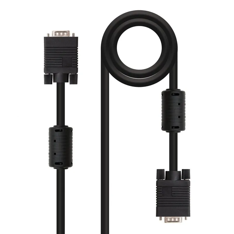 Nanocable Cable SVGA HDB15 Macho a HDB15 Macho 3m Color Negro