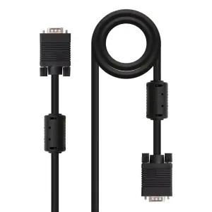 Nanocable Cable SVGA HDB15 Macho a HDB15 Macho 3m Color Negro