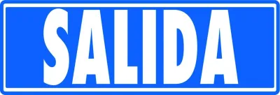 Archivo 2000 Señal Salida 175X65 PVC Gris Sin Indicador