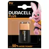 Duracell Pilas Plus 6LR61 Alcalinas 9V Pack-1 - Energía Confiable