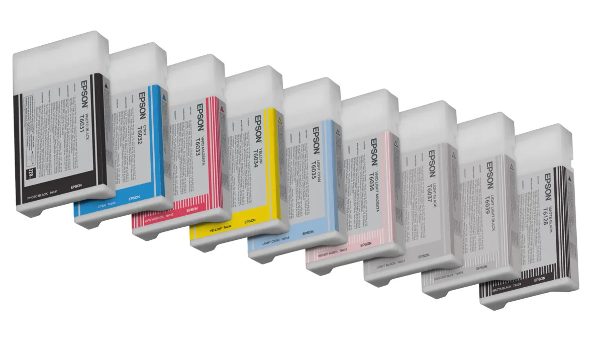 Epson T6035 Cartucho de Tinta Pigmentada Cyan Light - Reemplazo C13T603500