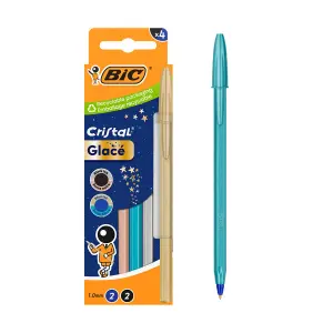 Bic Bolígrafo Cristal Glace 1.0mm Blíster 4 Unidades