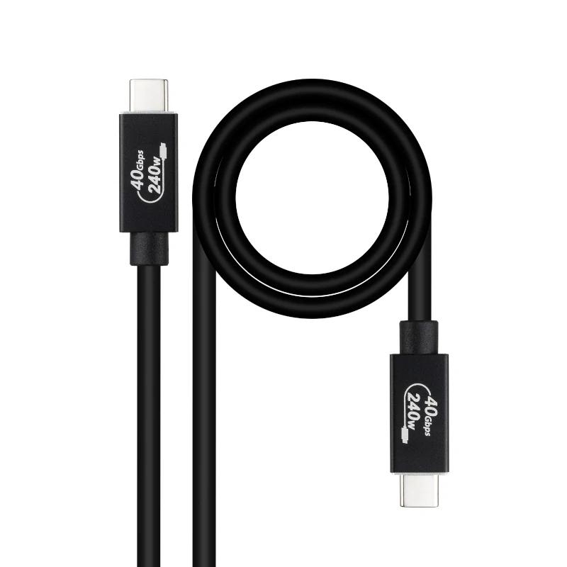 Nanocable Cable Usb4 Gen3X2 40Gbps 240W Usb-C 1.8M