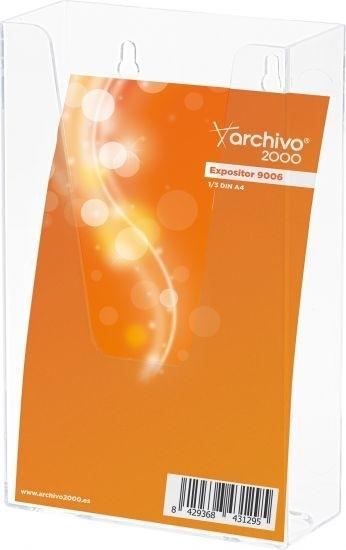 Archivo 2000 Portafolletos Mural Archivo 2000 "Premium" Espesor 3 Mm Din A5 Vertical 45X175X180 Mm