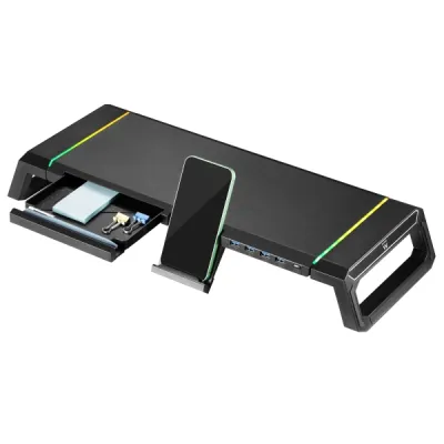 Ewent Elevador Monitor RGB con Hub USB 3.0
