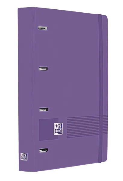 Oxford Europeanbinder Live&Go Carpeta Anillas 4x35 A4+ con Recambio 5x5 Write&Erase Lila