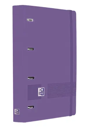 Oxford Europeanbinder Live&Go Carpeta Anillas 4x35 A4+ con Recambio 5x5 Write&Erase Lila