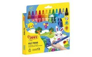 Jovi Rotuladores Maxi 135mm Colores Surtidos Estuche 12 Unidades