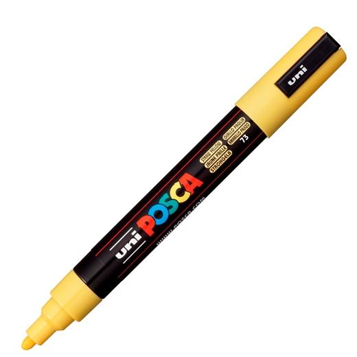 Posca Marcador  Pc-5M No Permanente Punta Forma De Bala 1,8 - 2,5 Mm Amarillo Pajizo
