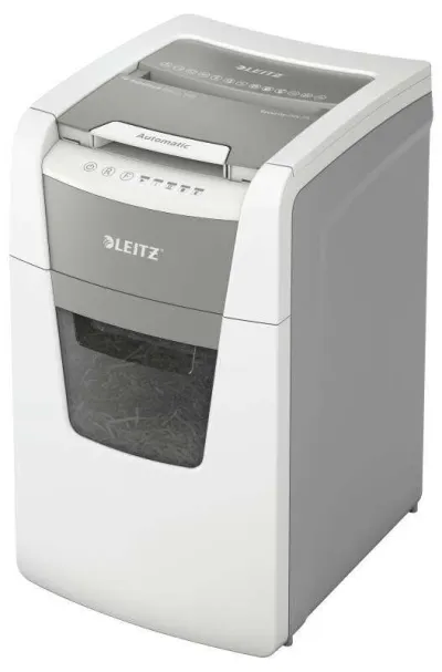 Leitz IQ 150 Autofeed P5 Destructora de Papel Micro Corte P-5, 150 Hojas, 44L, Blanco