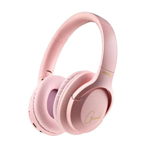 Ngs Artica Greed Auriculares Bluetooth 5.1 Con Microfono - Diadema Ajustable - Almohadillas Acolchadas - Autonomia Hasta 46H - Manos Libres - Color Rosa