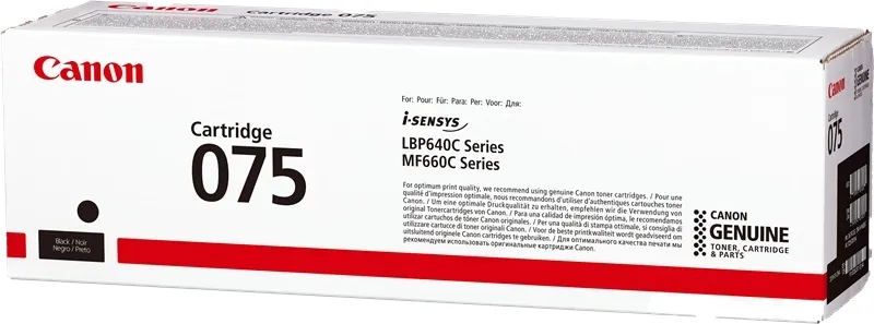 Canon 075 Negro Cartucho De Toner Original - 6365C002