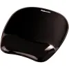 Fellowes Crystal Alfombrilla con Reposamuñecas de Gel 20x23cm Color Negro